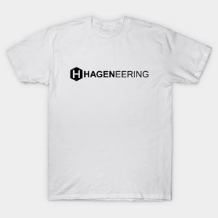 Hageneering Logo Shirt - Black Text T-Shirt